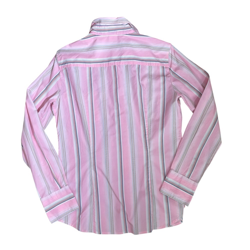J Crew Classic Pink Poplin Cotton Button Down Slim Fit Sz M Collared Shirt Top - Picture 12 of 14